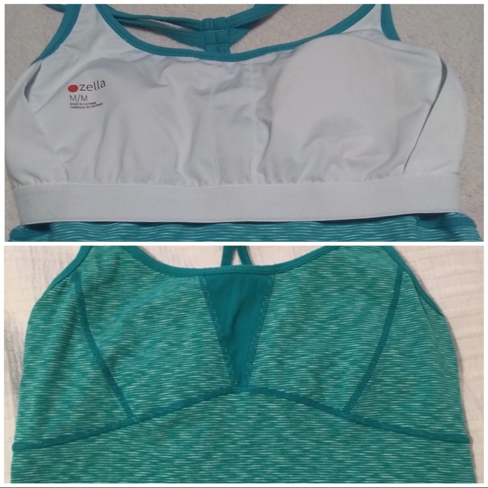 Zella Green Tank Sz M - Picture 7 of 8